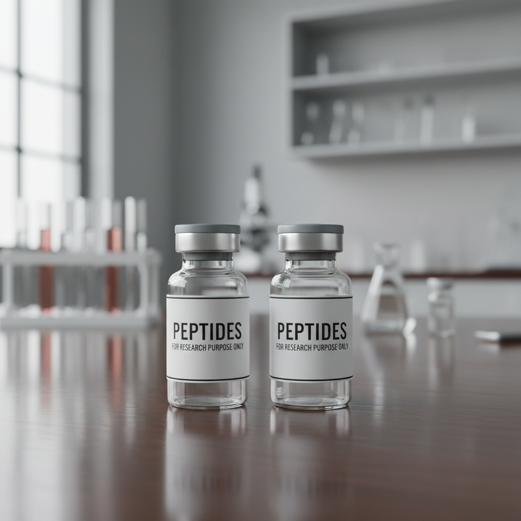Peptides image created with AI